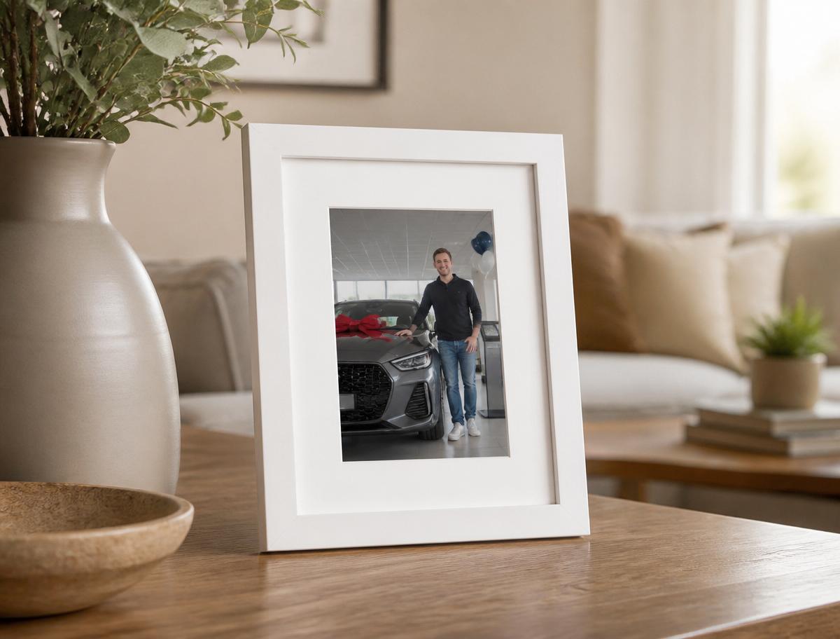 Portrait orientation — tabletop display (available in the pilot)